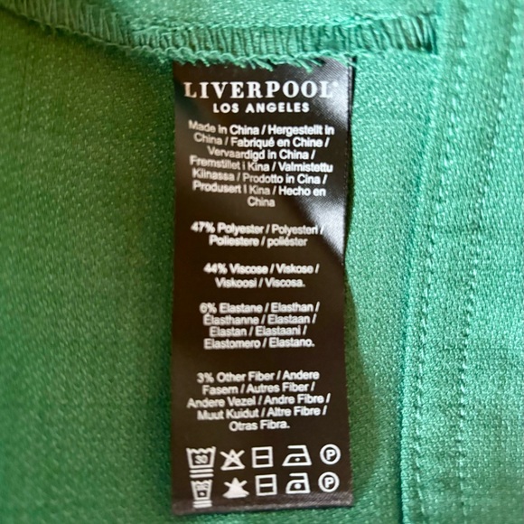 Liverpool NWT Crop Utility Jacket in Serpentine Sz L - Picture 4 of 7